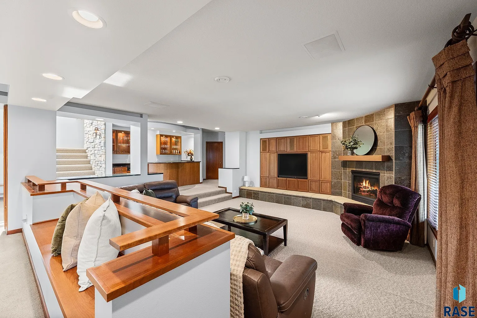 Embrace the spirit of Frank Lloyd Wright in this stunning custom home