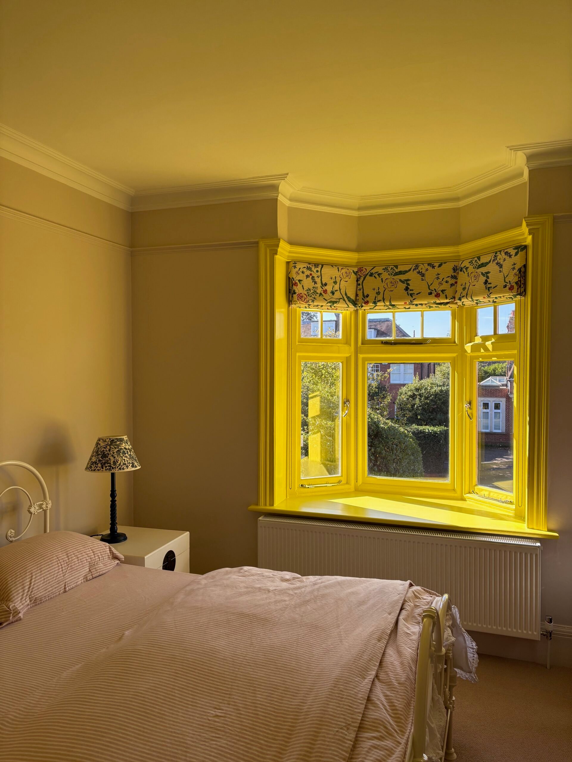 yellow bedroom