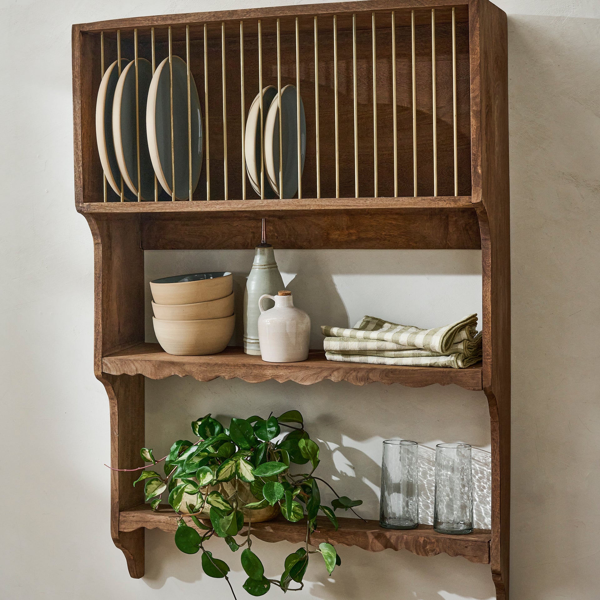 Quinn wooden china cabinet