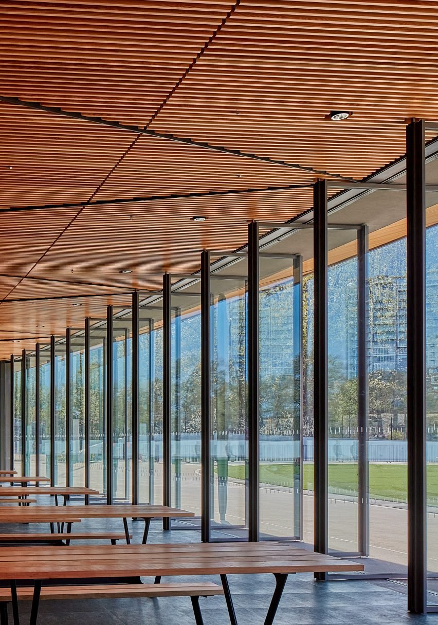 Wooden ceiling