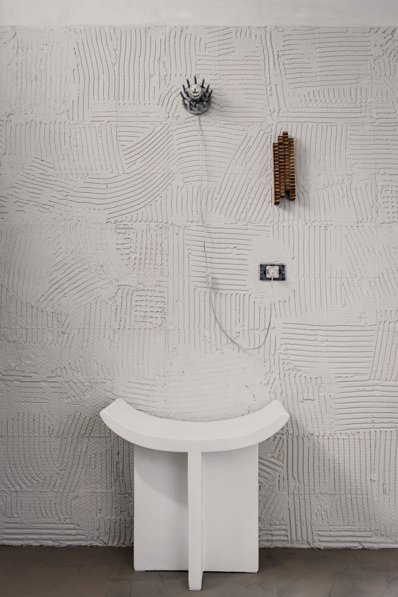 Brutalist style bathroom