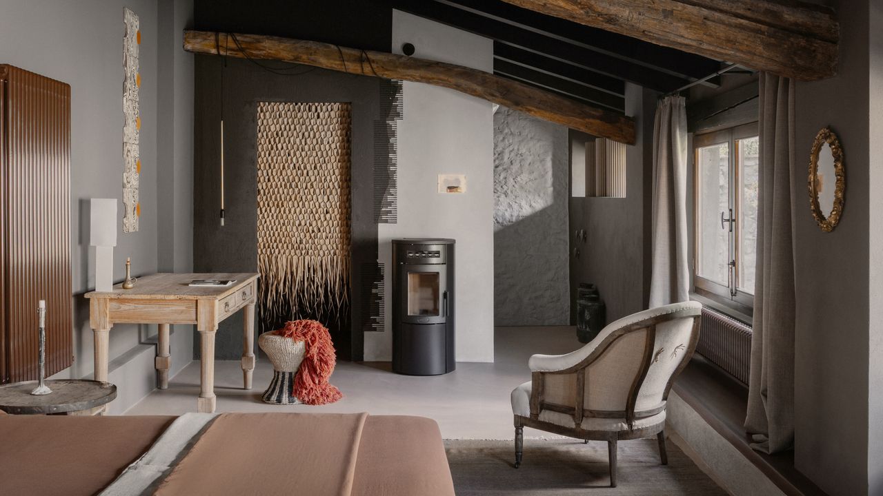 Salvaged materials redefine this 807 square foot home in an Italian village