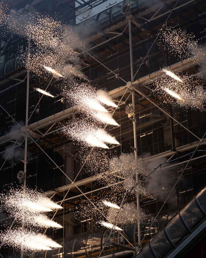 Center Pompidou fireworks