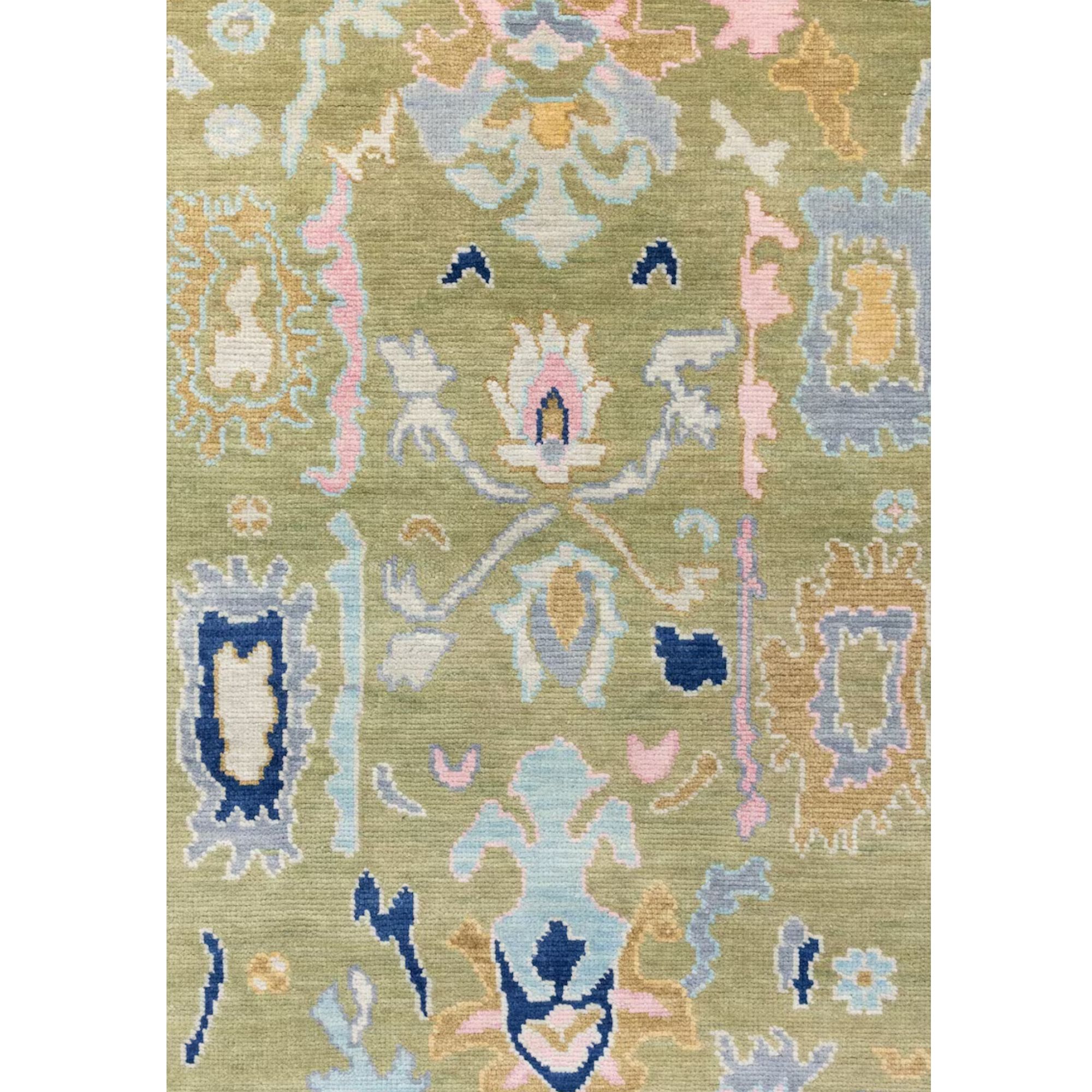 8' x 10' Oushak rug, high quality wool