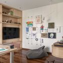 © NY18 Studio Buenos Aires House / estúdio mariane rios – interior photography, wood, lighting, shelves, chair