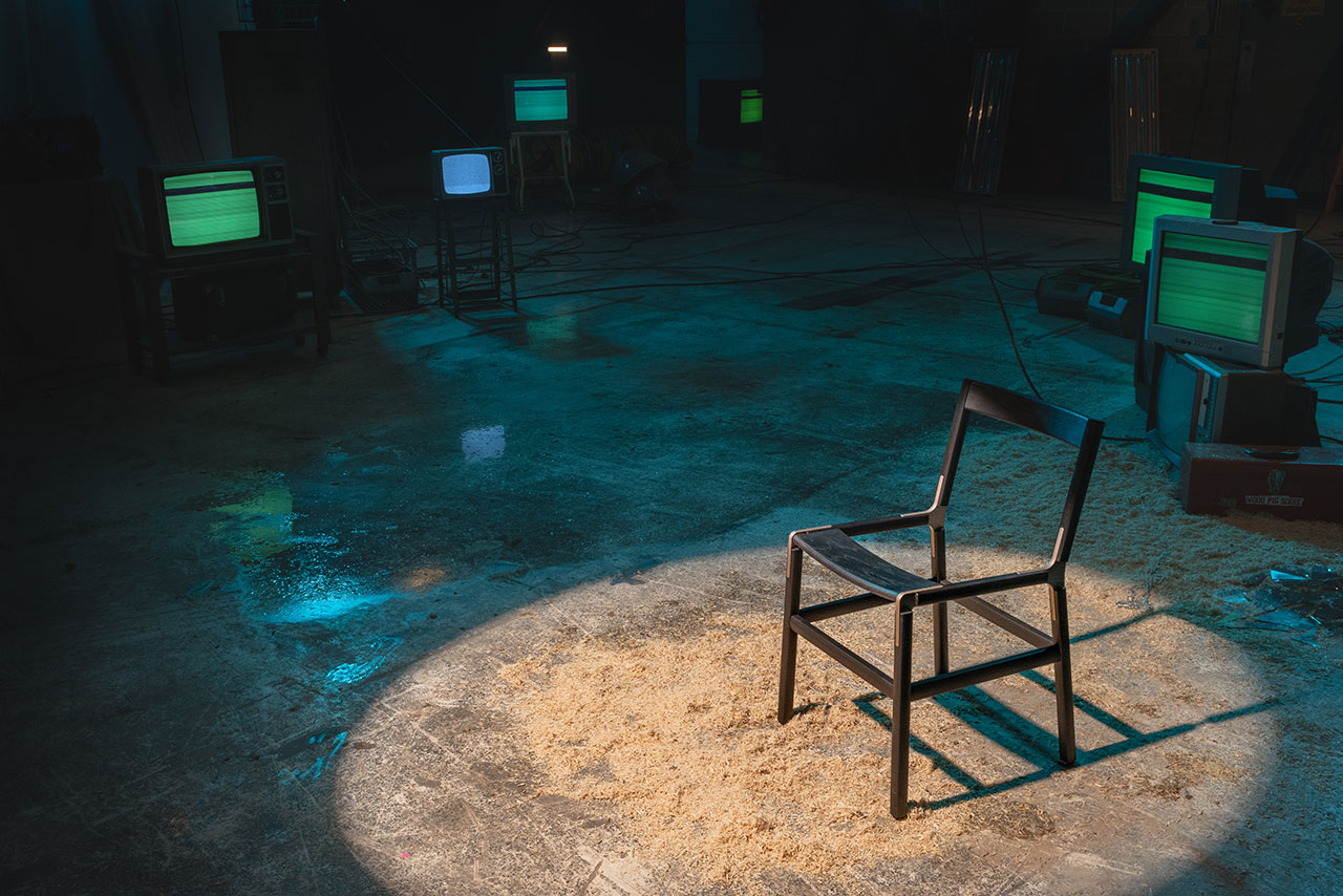 Fyrn's creepy physical concept chair