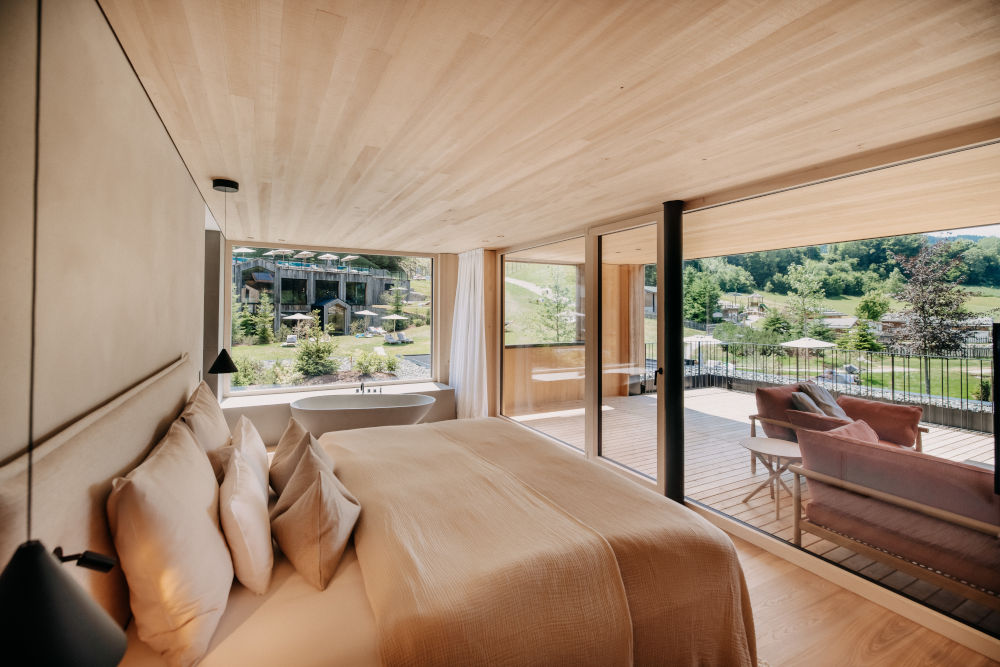 Naturhotel Forsthofgut bedroom interior