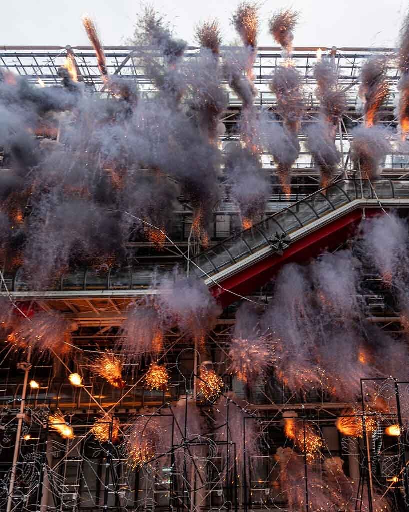 Center Pompidou fireworks