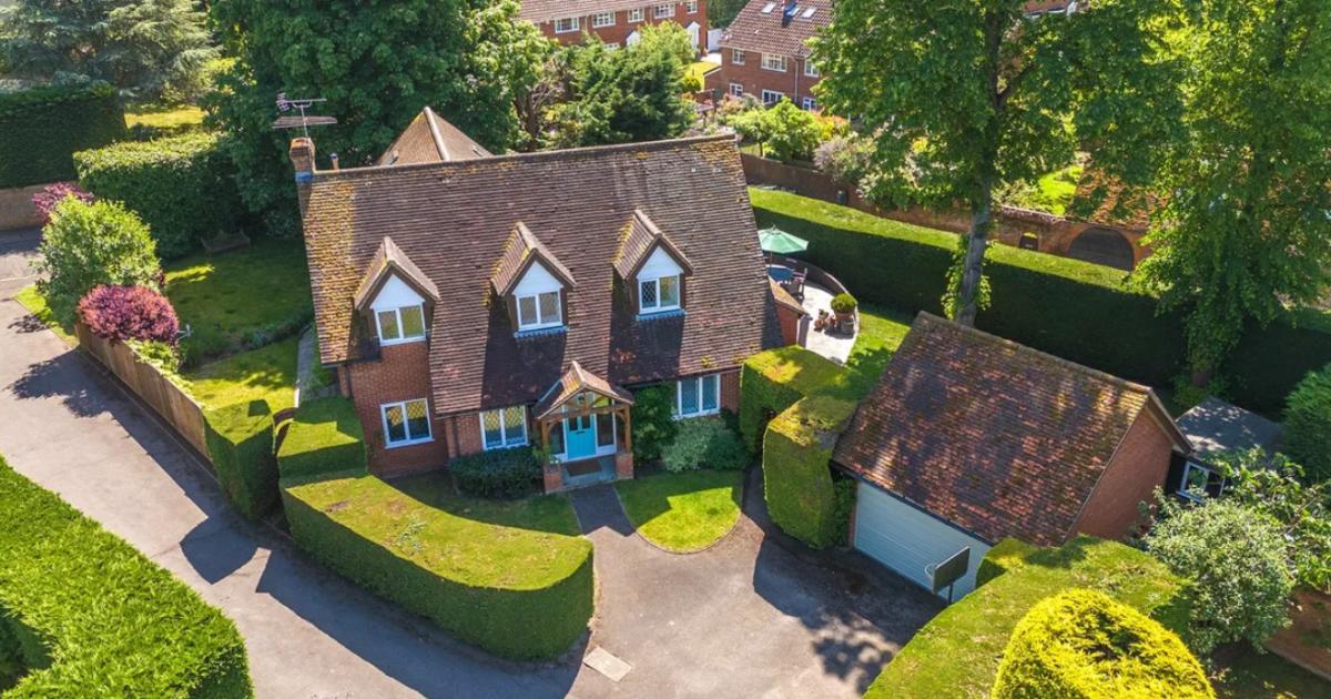 Four bedrooms, which has replaced the house in Wargrave for sale for 1.6 million GBP