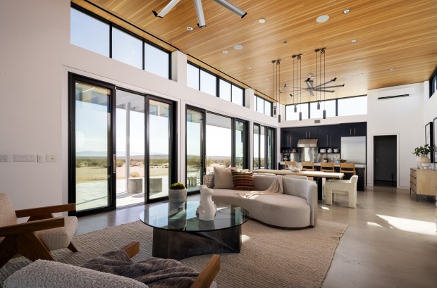 The great room and the kitchen. (Photo by Andrew Bramasco and...