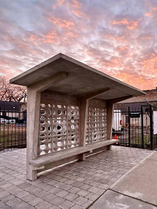 The first installation of "The distance