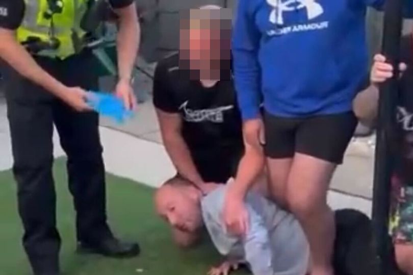 Currently a speeding Midlothian driver is stranded on the ground after crashing through the garden