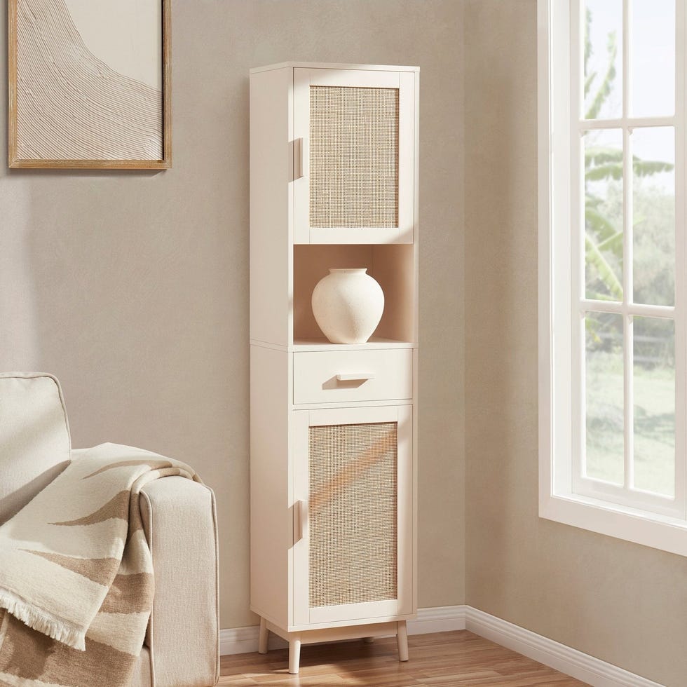 Isla Tall Storage Cabinet – Cream Isla Tall Storage Cabinet – Cream
