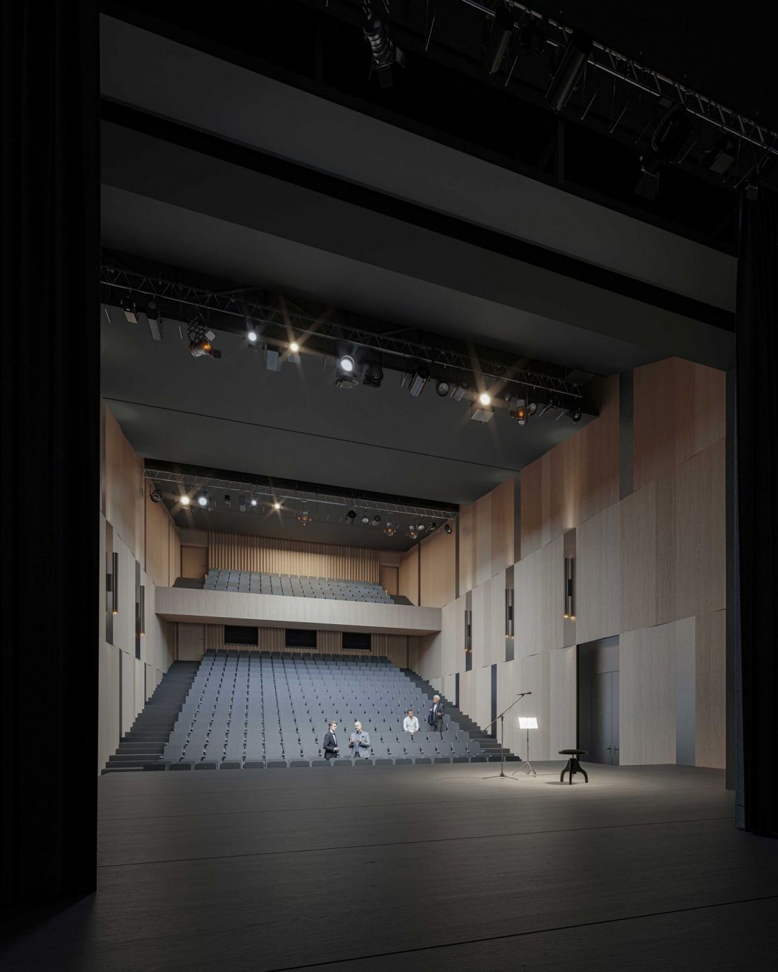 Reconstruction project of the Bagatela Theater in Krakow