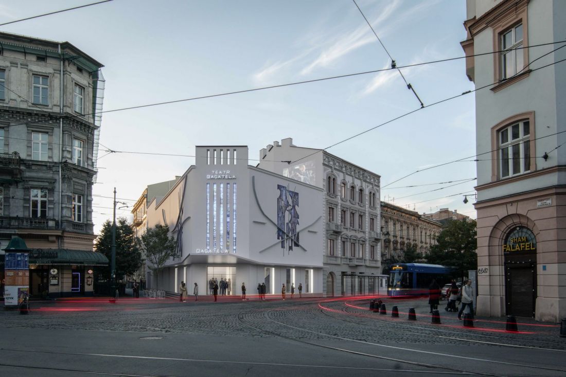 Reconstruction project of the Bagatela Theater in Krakow – external facades