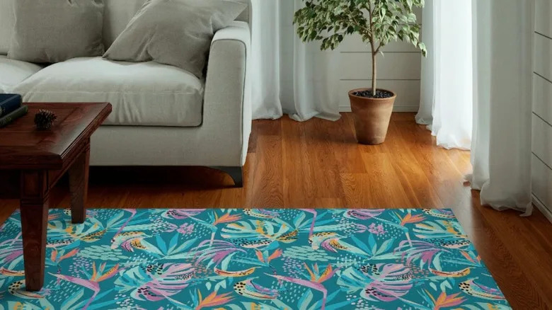 Bold flooring options that add a modern twist to the '80s design trend