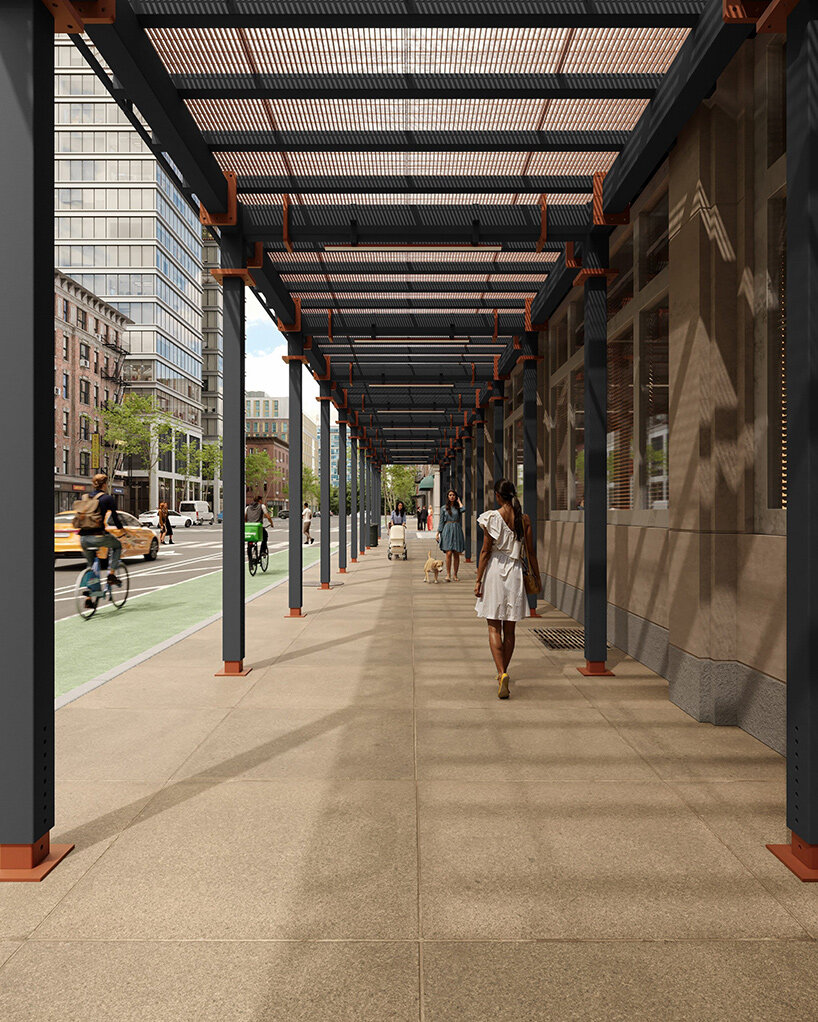 New York City is upgrading its scaffolding with six systems designed for clearer sidewalks