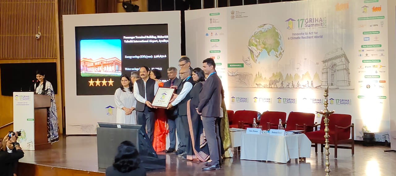 STHAPATI's Ayodhya Airport has been recognized for outstanding green design at the GRIHA Summit 2025