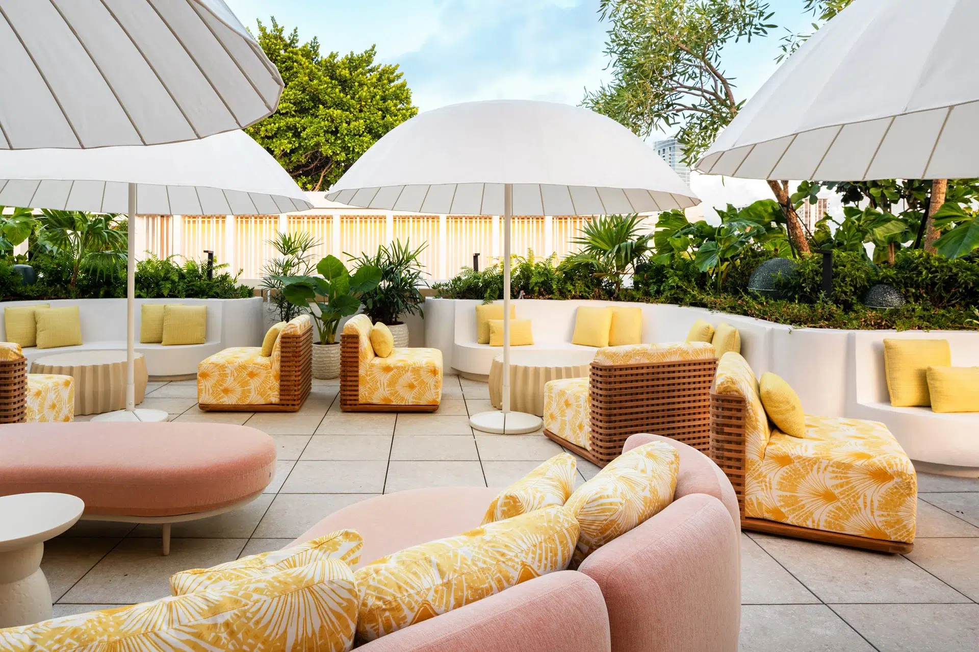 Cartier Miami Design District Terrace. Courtesy of Cartier