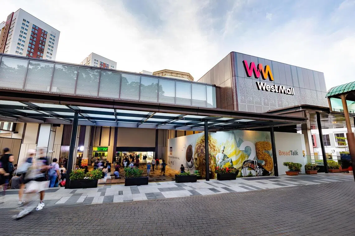 The renovated West Mall appears to be more than just a functional neighborhood mall