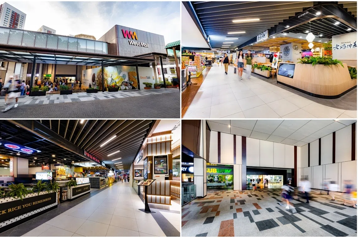 The renovated West Mall appears to be more than just a functional neighborhood mall