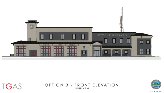 Updated designs for public safety facilities will be presented to the Select Board on December 8th